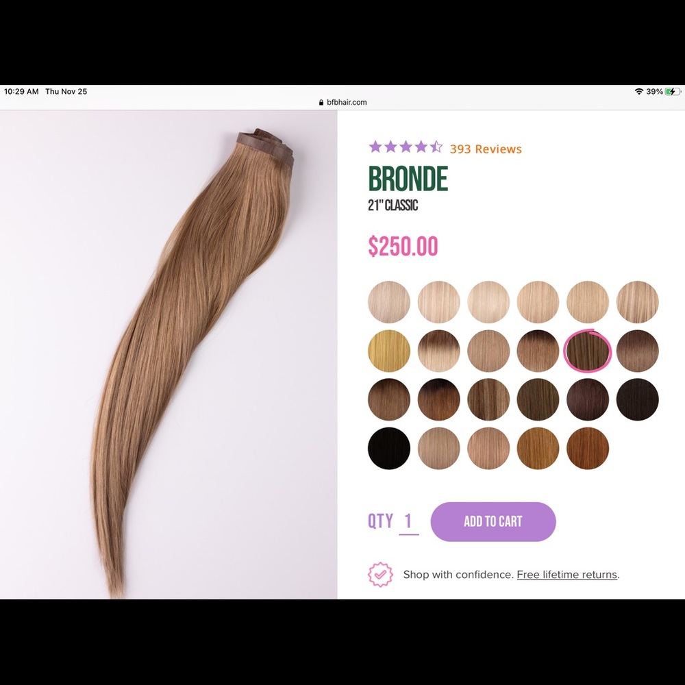 BFB Hair Extensions Brand New